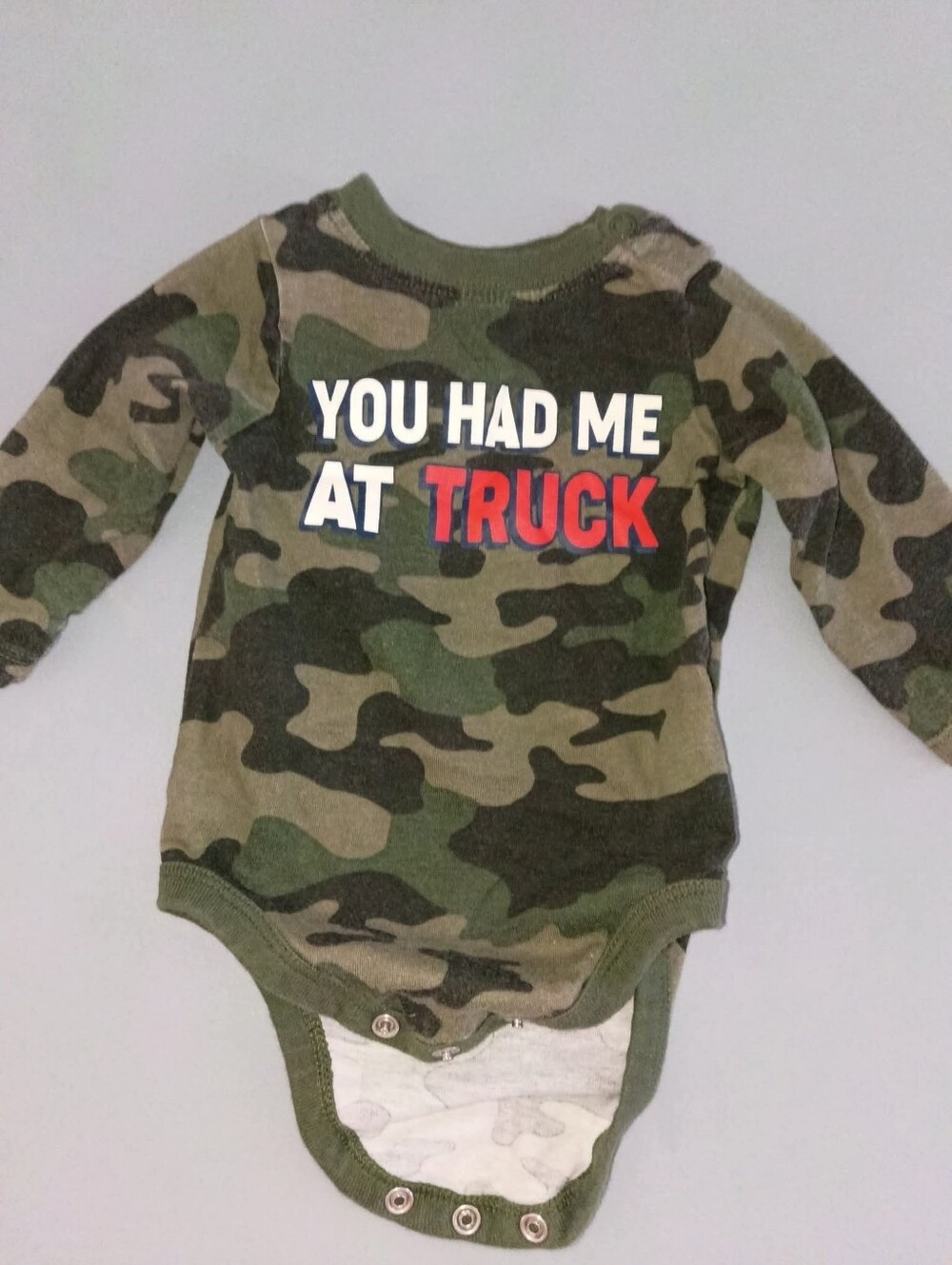 Garanimals 0-3m Baby Boys Camo Bodysuit One Piece
